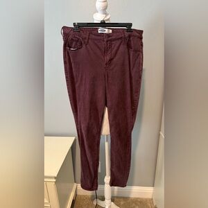 Old Navy Purple burgundy Pants size 14